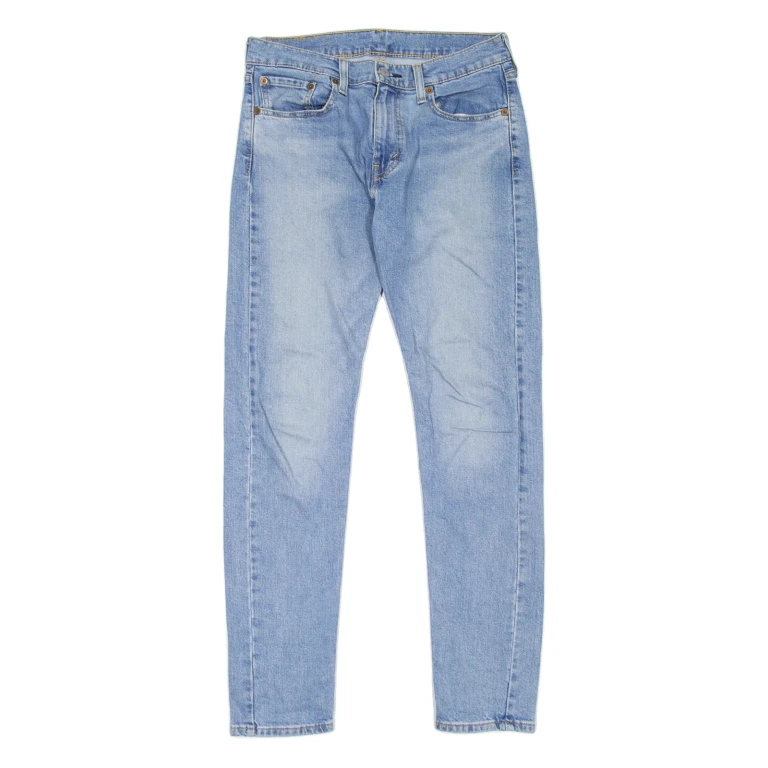 LEVI'S 512 Jeans Lo-Ball Mens Blue Slim Tapered Stone Wash W30 L31