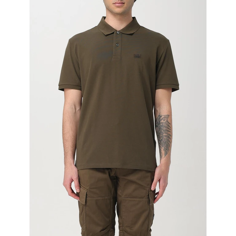 C. P. COMPANY Polo Shirt Men color Green (18CMPL065A005263W683)