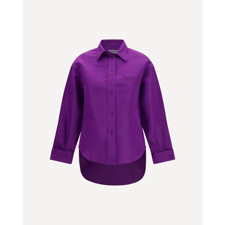 BALENCIAGA Asymmetric cotton Shirt Female 36