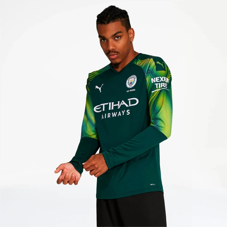 Men's Mcfc Manchester City Gk Shirt Replica Long Sleeve Long Sleeve Shirts