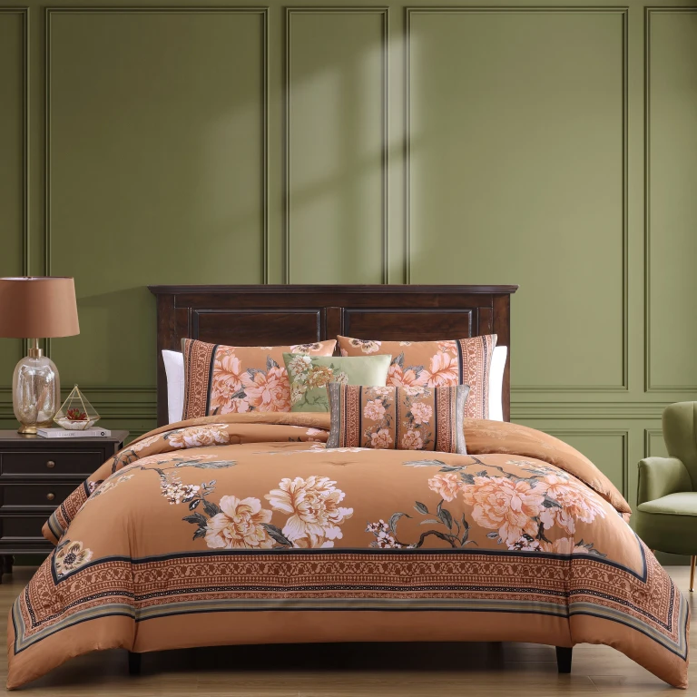 Rossana 5 Piece Reversible Comforter Set