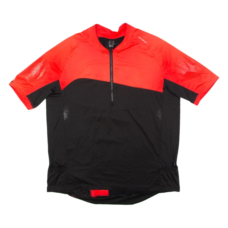 DECATHLON Cycling Mens Jersey Black 1/2 Zip XL