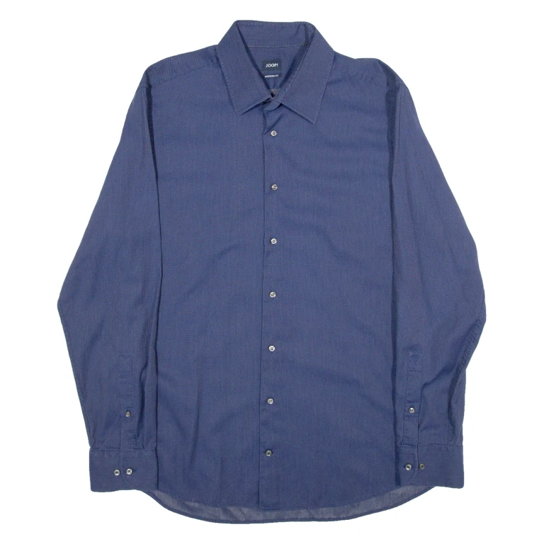 JOOP Modern Fit Mens Formal Shirt Blue Long Sleeve L
