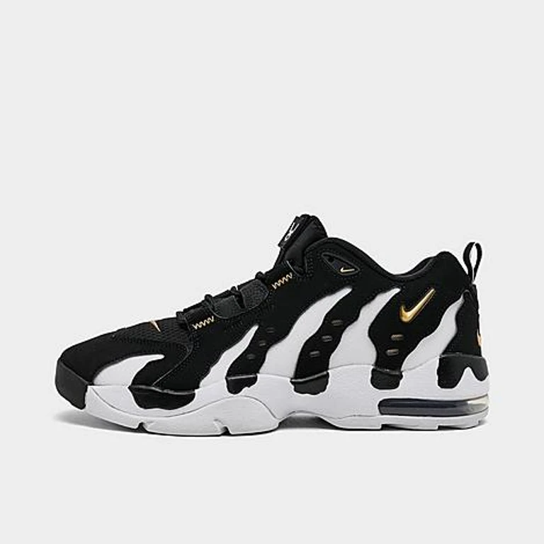 Men's Air DT Max '96 Low Casual Shoes in Black/White/Metallic Gold Size: 7.5
