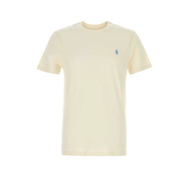Polo Ralph Lauren Ivory Cotton T-Shirt Antiquecreamc7114 Exterior - Men