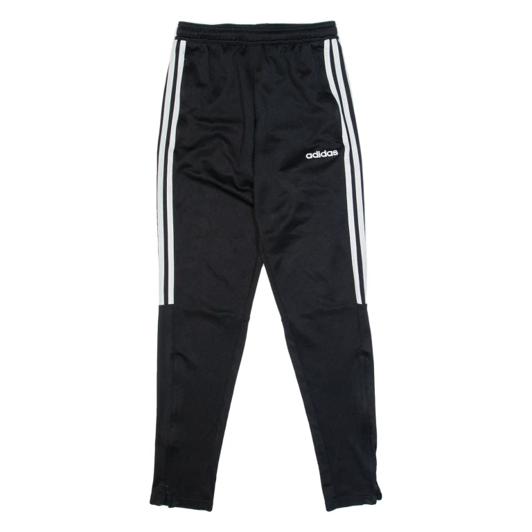 ADIDAS Mens Track Pants Black Tapered XS W24 L28