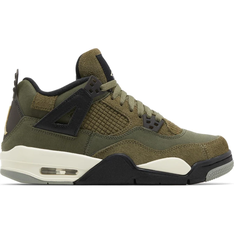 Grade School Retro 4 Se 'Craft Medium Olive' Gs Sneakers