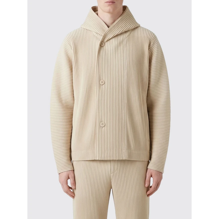 HOMME PLISSE' ISSEY MIYAKE Sweater Men color Beige (HP66JC03142)