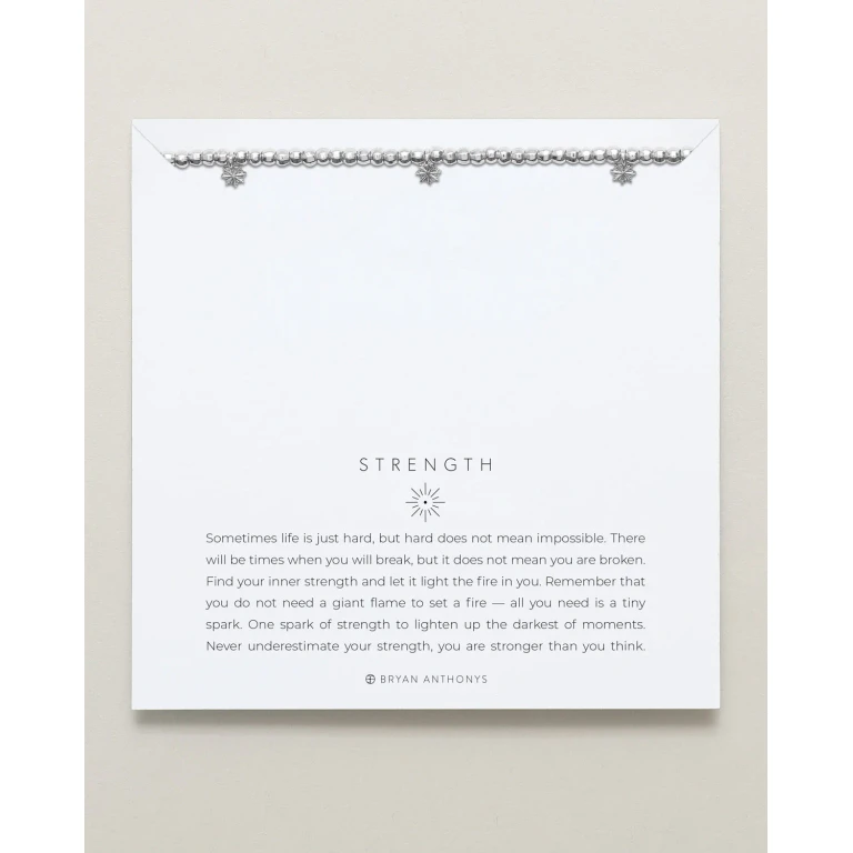 Strength Beaded Icon Bracelet