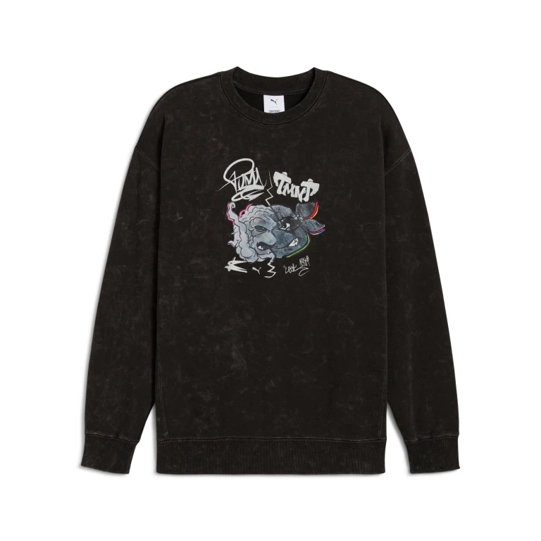 Men's X Tmnt Relaxed Graphic Crew Tr