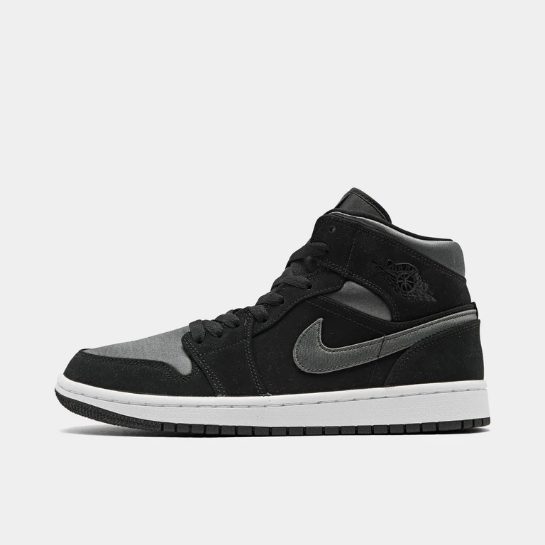 Men's Retro 1 Mid 'Nylon Black Anthracite'
