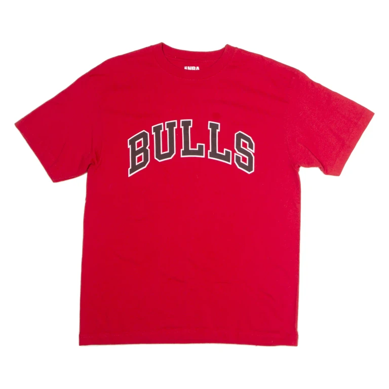 NBA Chicago Bulls Mens T-Shirt Red USA L