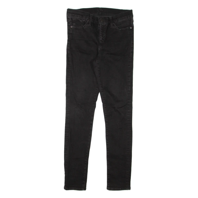 LEVI'S Womens Jeans Black Slim Skinny W28 L30