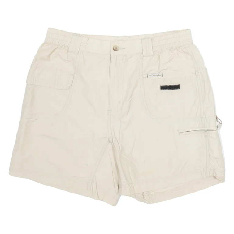 COLUMBIA Mens Cargo Shorts Beige S W30