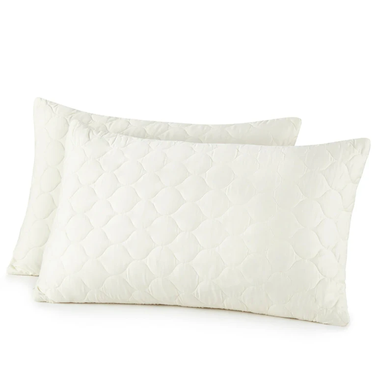Organic Cotton Quilted Pillow Protectors