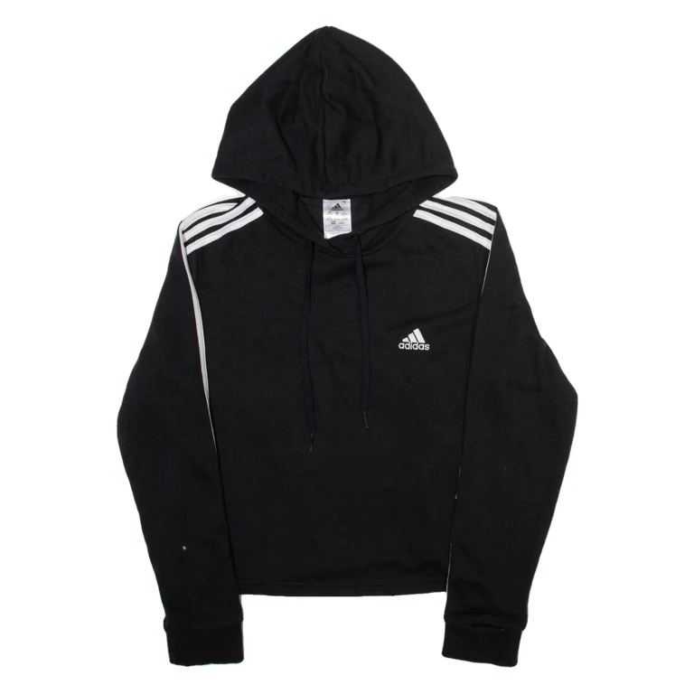 ADIDAS Womens Black Hoodie M