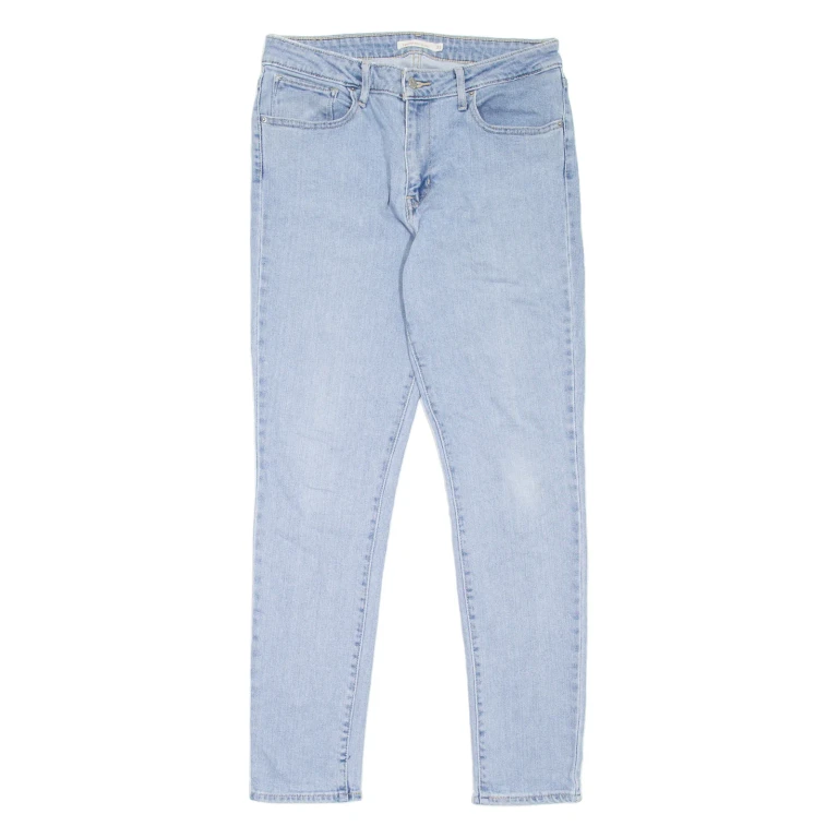 LEVI'S 721 High Rise Womens Jeans Blue Slim Skinny W31 L30