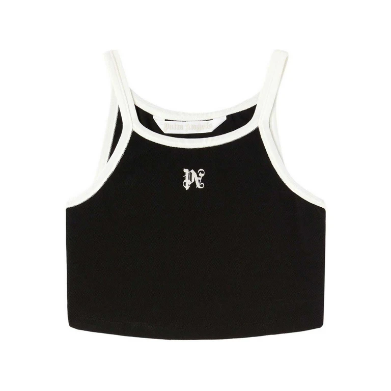 Palm Angels Top - Noir (PWAD060S24FAB0011003)