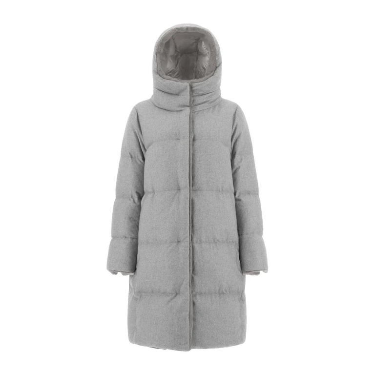 Gray Cashmere Coat Clothing - Women