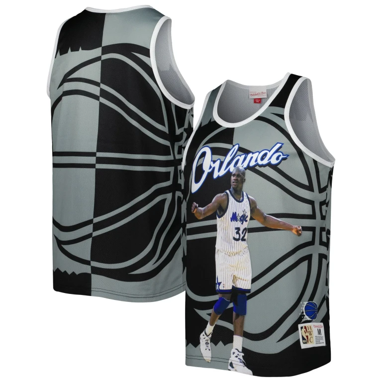 Men's Sublimated Player Tank Magic Shaquille O'Neal Tank Tops