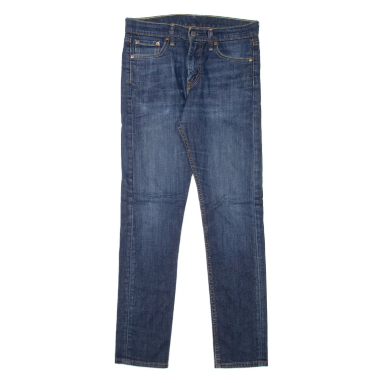 LEVI'S 510 Jeans Mens Blue Slim Skinny Stone Wash W29 L32