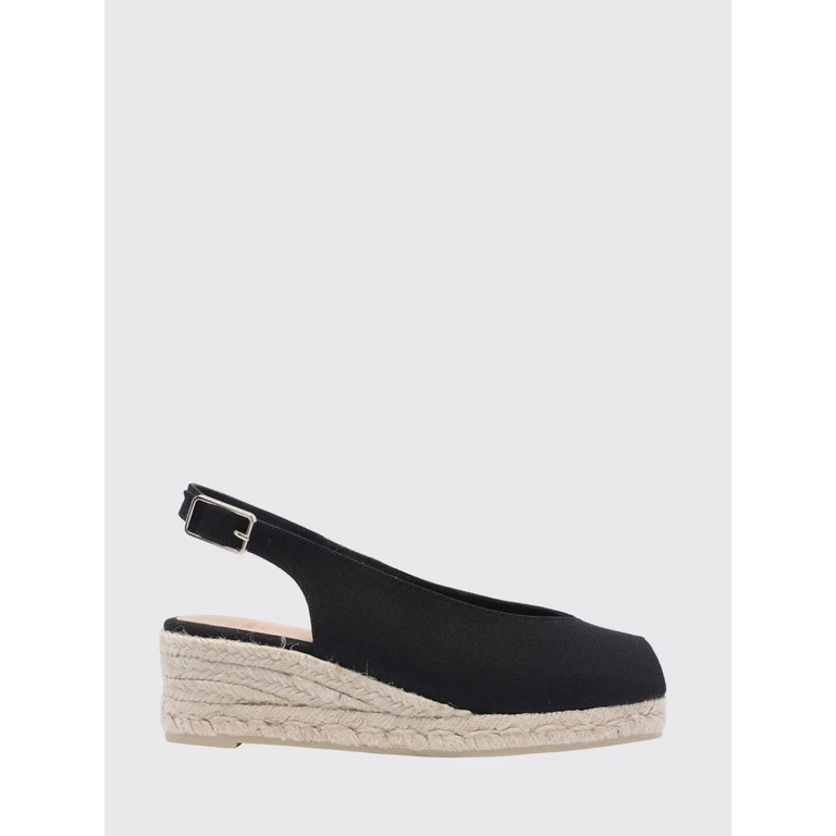 Dosalia Mid-Wedge Canvas Sandals with Open Toe and Ankle Strap (021006100)