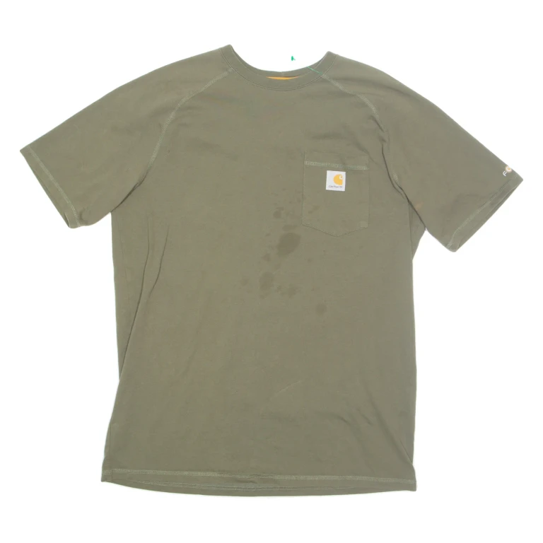 CARHARTT Mens T-Shirt Green L