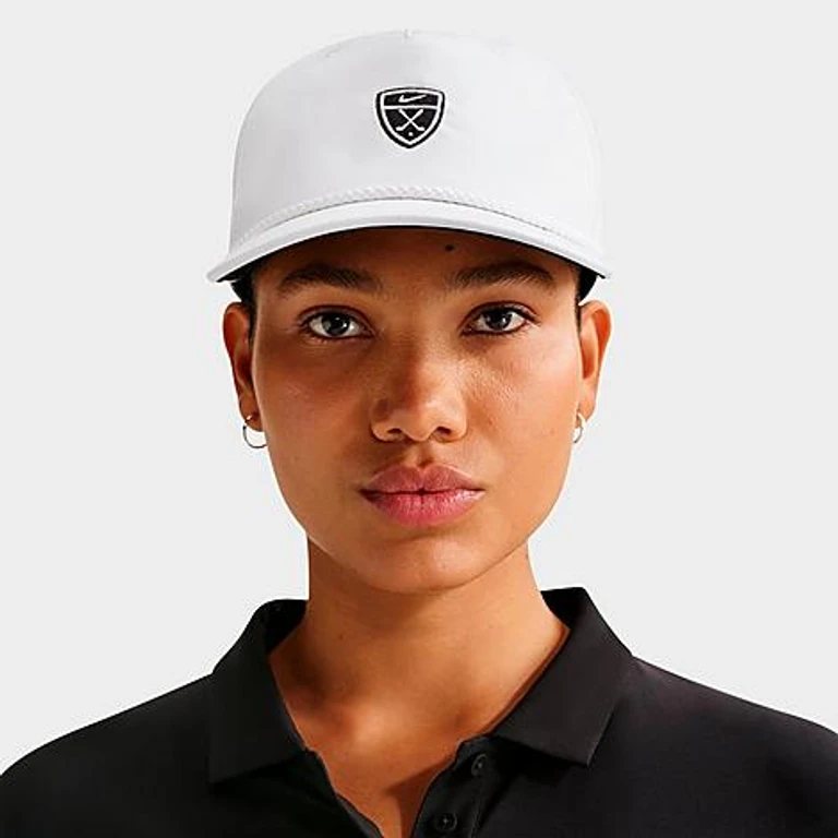 Nike Pro Golf Par Unstructured Snapback Hat in White/Anthracite Size: S-M