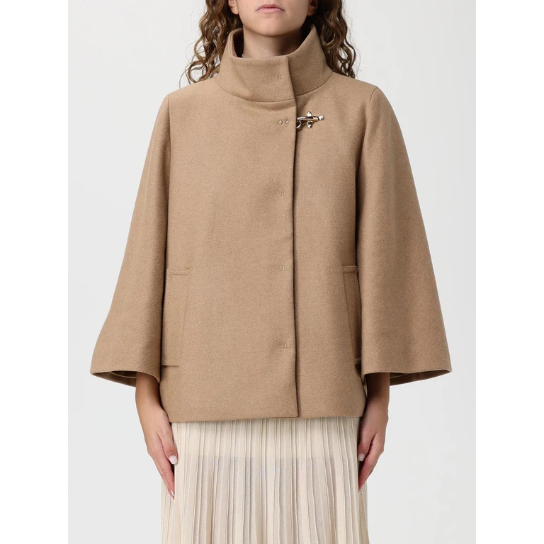 Coat Woman color Camel (NAW12514490XMYC813)