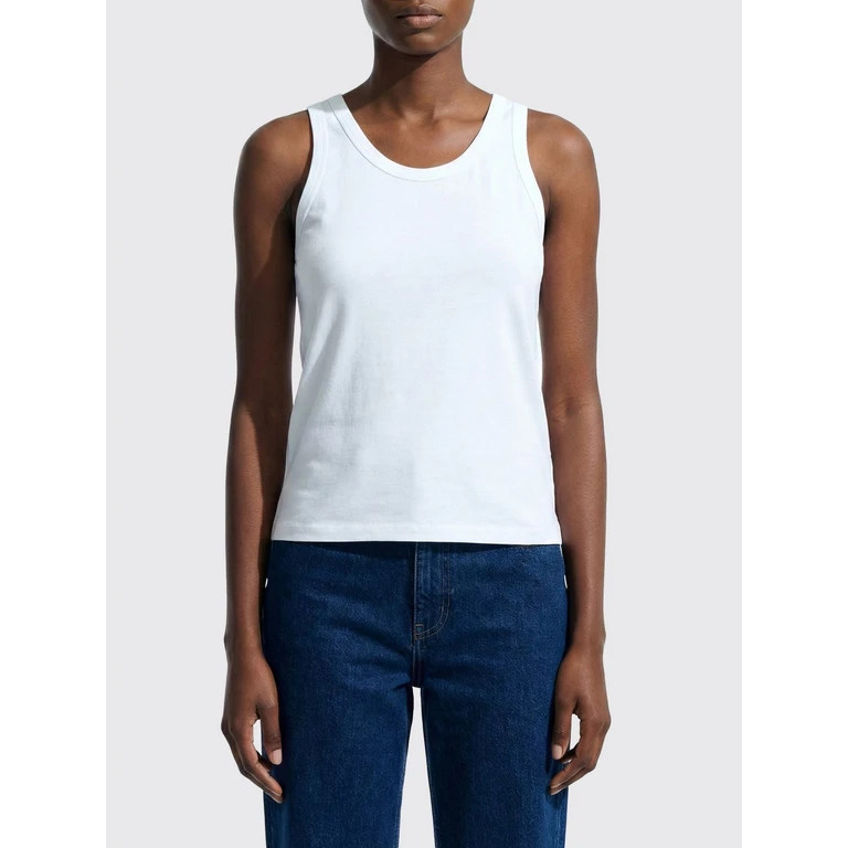 LOULOU DE SAISON Top Woman color White (POSOLDSWHITE)