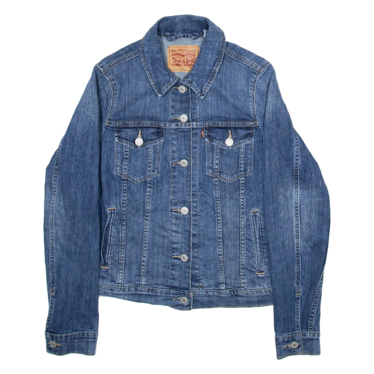 LEVI'S Womens Denim Jacket Blue M
