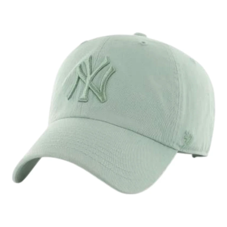 Clean Up New York Yankees Strapback Hat - Antique Jade Adjustable Cap