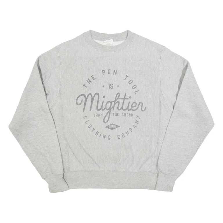 CHAMPION REVERSE WEAVE Mens Sweatshirt Grey S