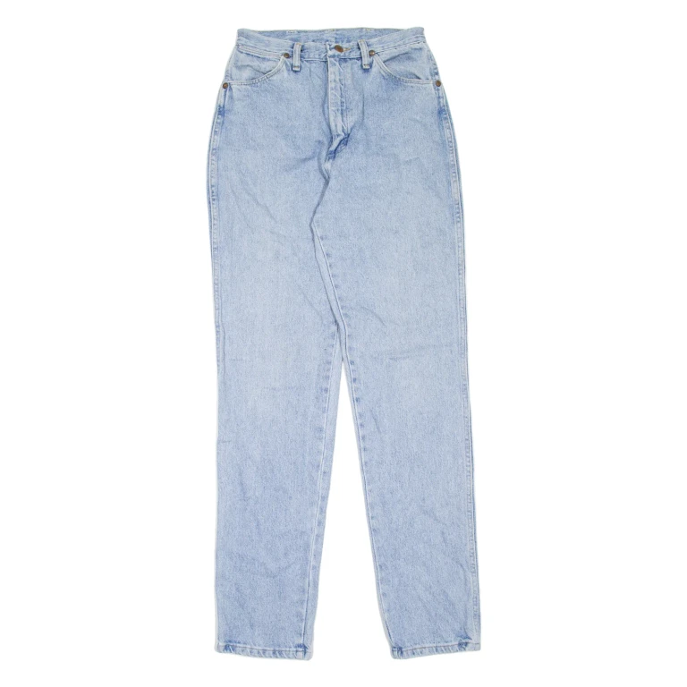 WRANGLER Womens Jeans Blue Regular Mom W26 L34