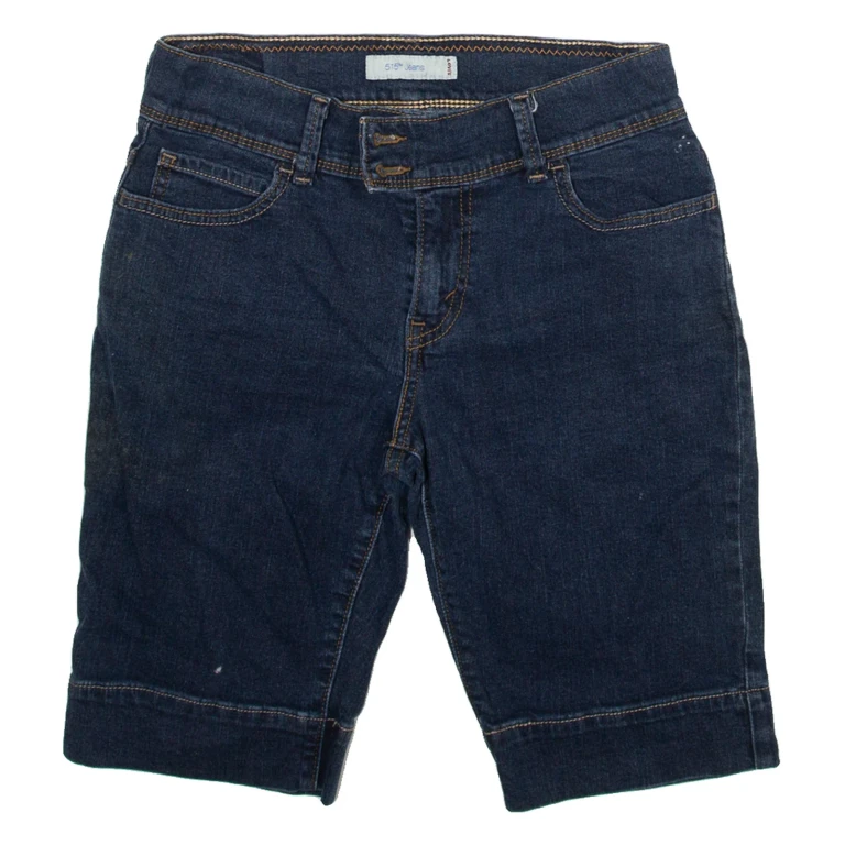LEVI'S 515 Womens Jorts Shorts Blue S W28
