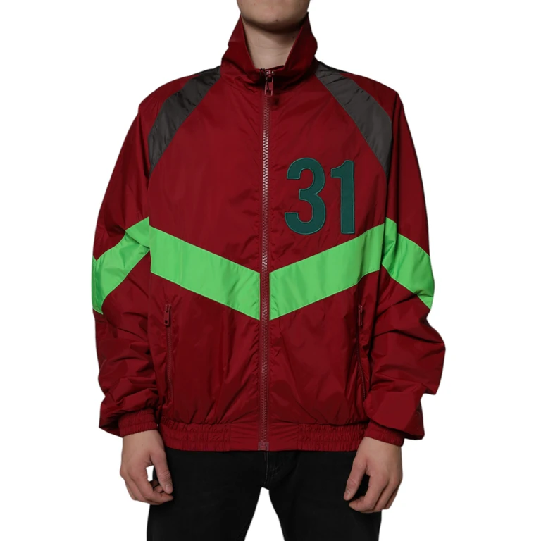 Dolce & Gabbana Multicolor Nylon Full Zip Windbreaker Jacket Polyester Clothing - Men