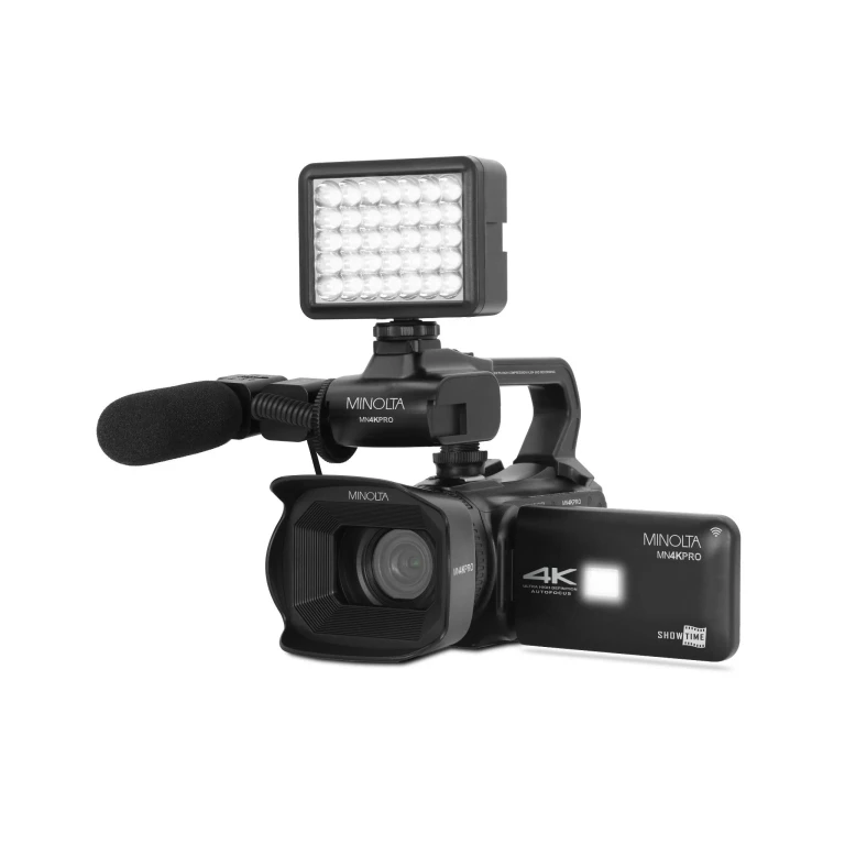 MN4KPRO 4K60FPS Ultra HD / 64 MP Autofocus Pro Camcorder Kit w/WiFi