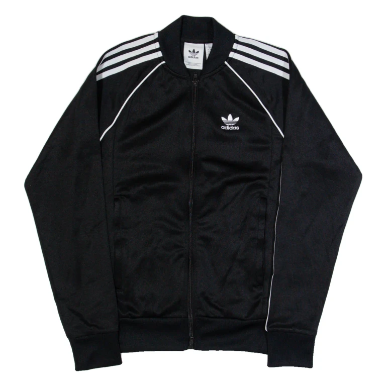 ADIDAS Mens Track Jacket Black XS