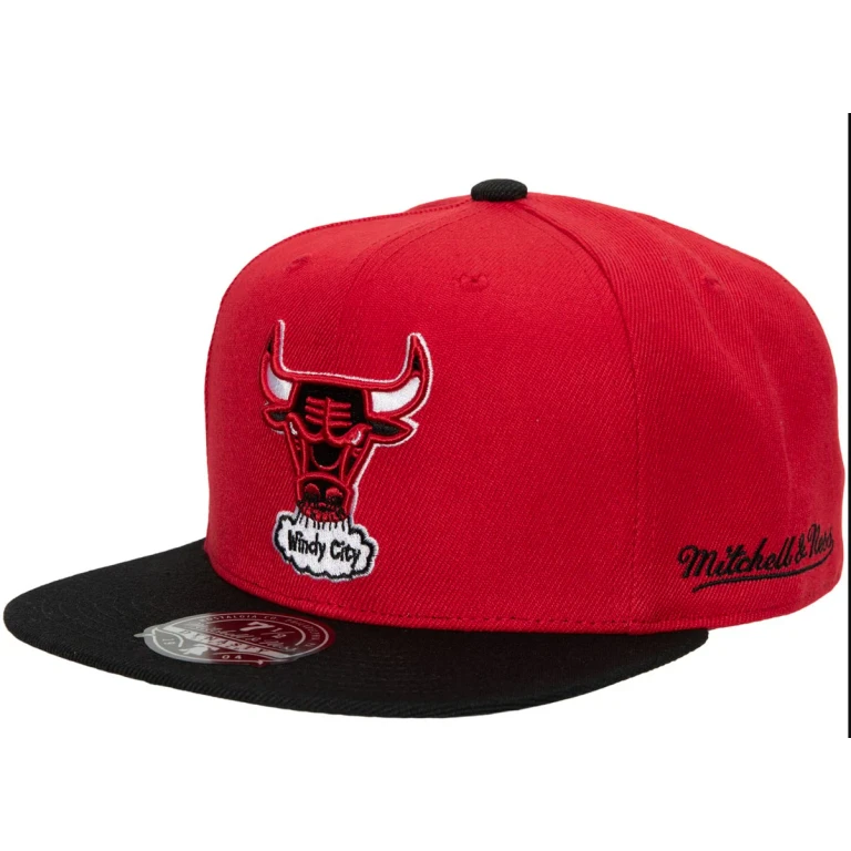 Men's NBA Team Side Fitted Hwc Bulls Fitted Caps