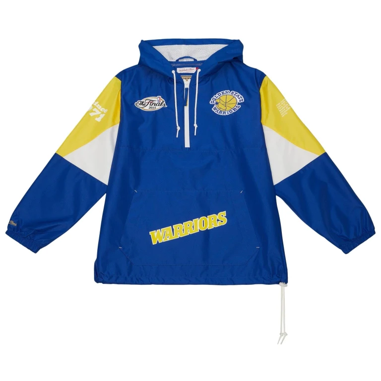 Men's NBA Team Origins Pullover Anorak Warriors