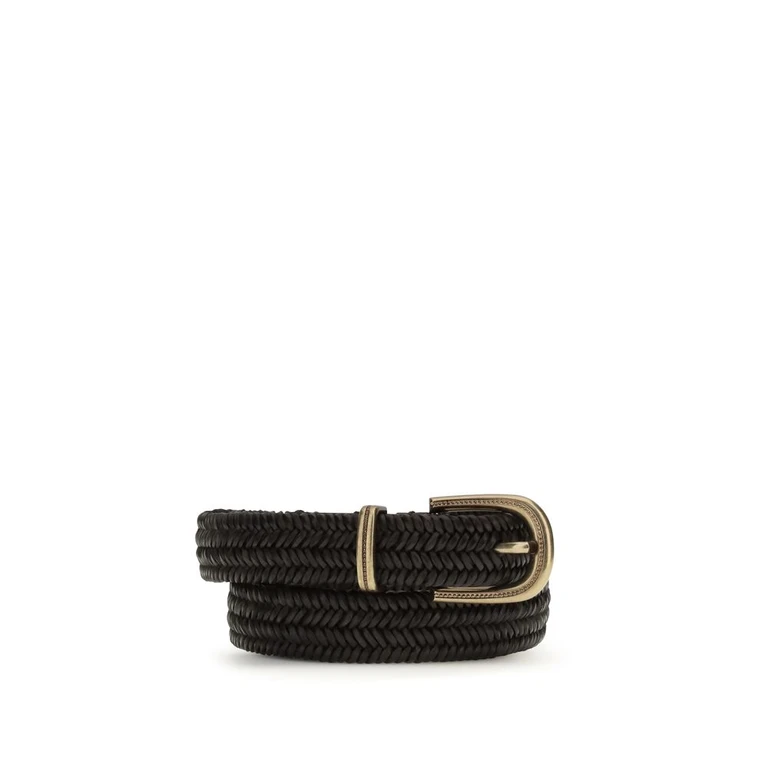Black Calf Leather Bos Taurus Regular Belt - Women