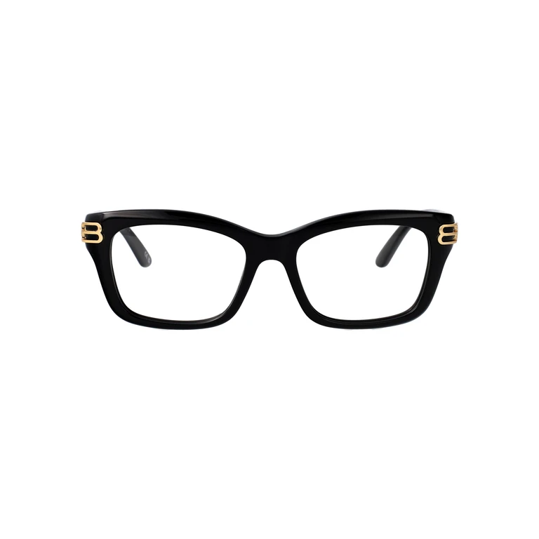 Balenciaga Bb0472o 001 Black-black-transparent Acetate Optical - Women