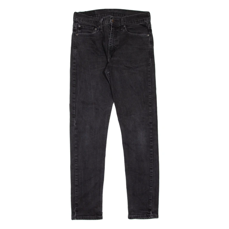 LEVI'S 512 Jeans Mens Black Slim Tapered W31 L32