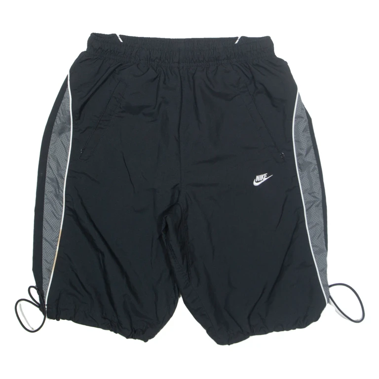 NIKE Mesh Lined Mens Sports Shorts Black S W27