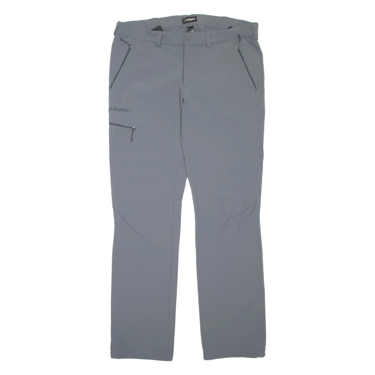 SCHOFFEL Womens Trousers Grey Regular Bootcut W36 L34