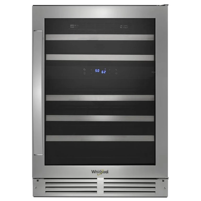24 in. Wide Undercounter Wine Center with 46-Bottle Wine Storage in Stainless Steel 24 in. WUW55X24HS