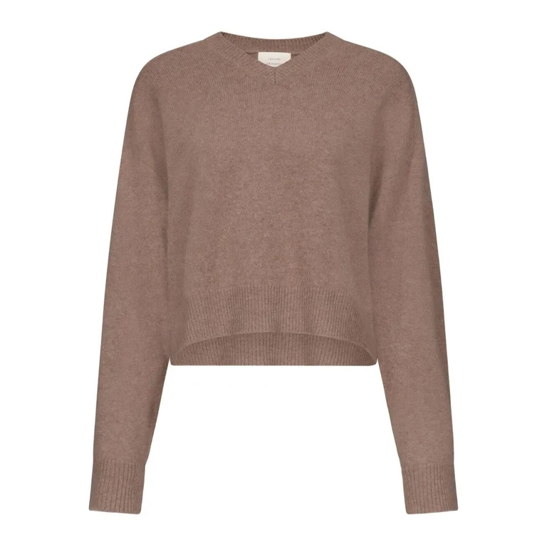 LOU LOU DE SAISON "Anzor" Lds V Neck Boxy Sweater