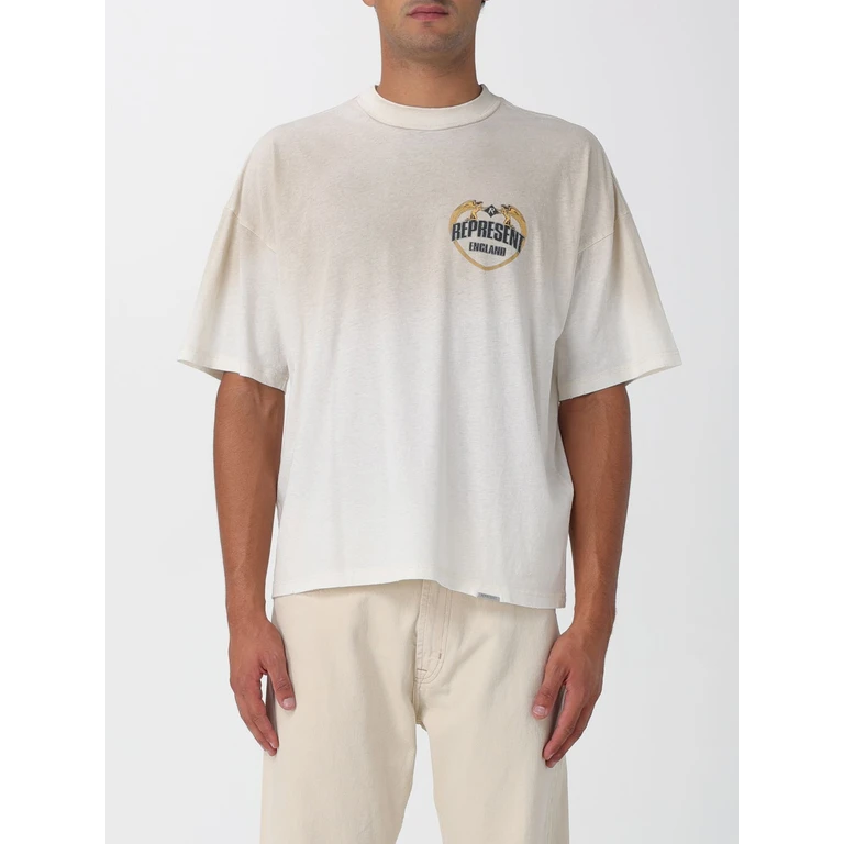 T-Shirt Men color Ecru (MLM100171WASHEDECRU)