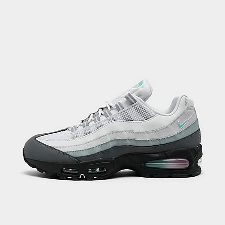 Nike Men's Air Max 95 Big Bubble Casual Shoes in Anthracite/Pink Foam/Hyper Turquoise Size: 7.5