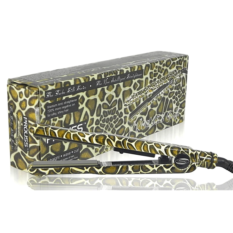 Turbo Silk 1" Tourmaline-Infused Ceramic Single Pass Flat Iron - Limited Edition